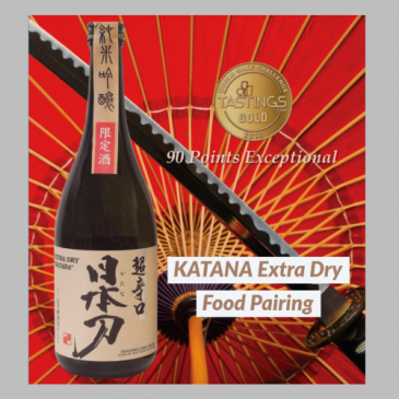 Food Pairing : KATANA Extra Dry Junmai Ginjo