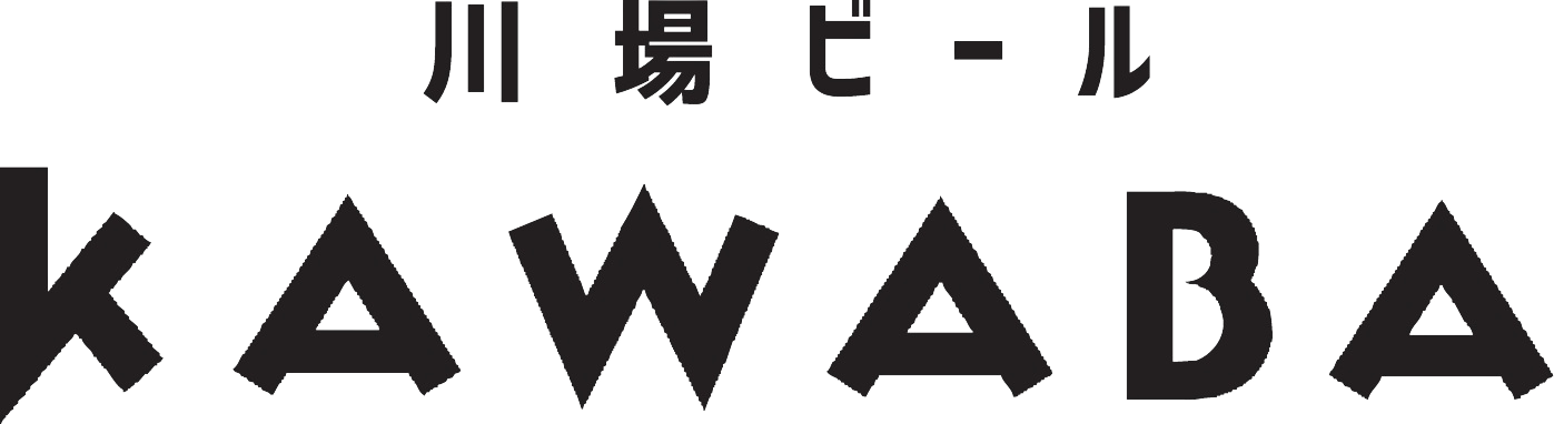 Stylized KAWABA logo in black and white.