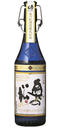 Decorative bottle with panda design and Asian script.