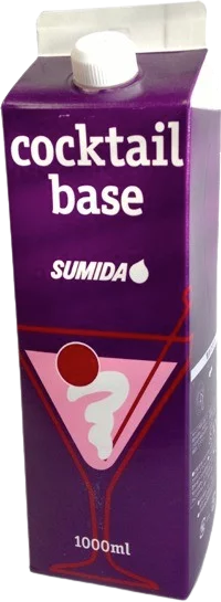 Sumida cocktail base packaging, 1000ml carton.